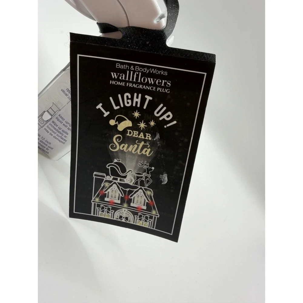 Bath & Body Works Christmas House Wallflowers Fragrance Plug Santa Projection
